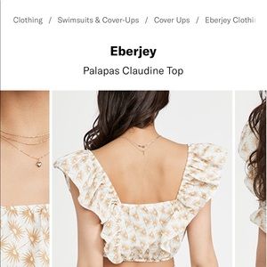 NWT Eberjey Palapas Caludine Top
